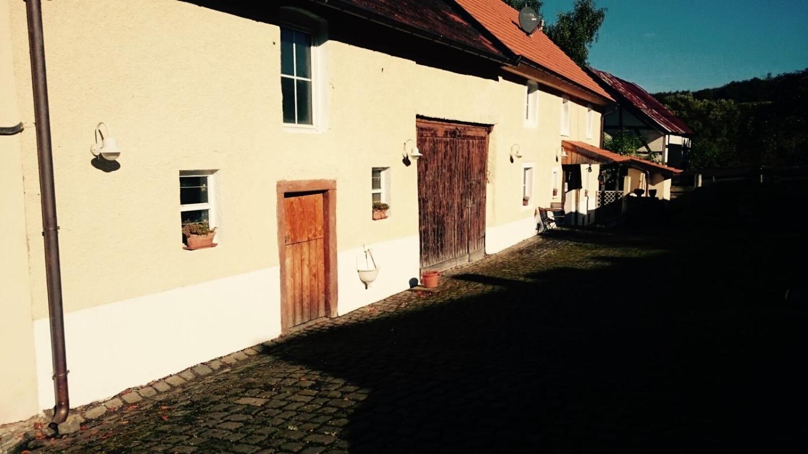 Ferienwohnung Schloessershof Borler Exteriér fotografie